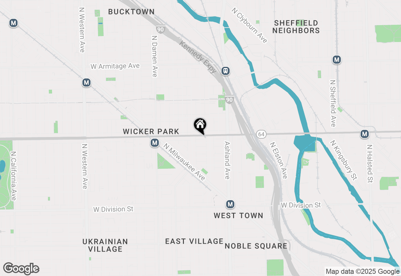 Map of 1725 W North Avenue #403, Chicago, IL 60622
