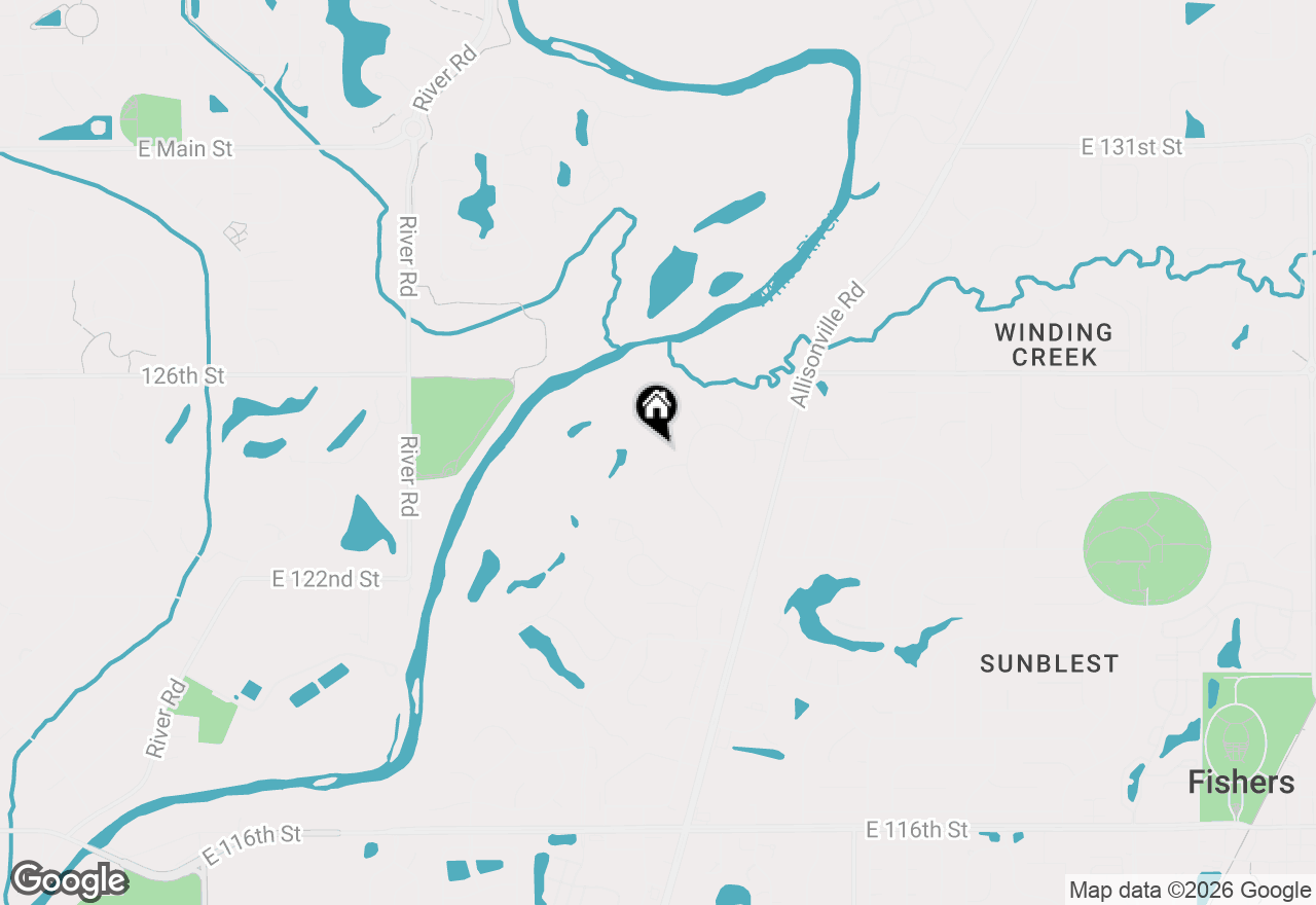 Map of 7436 Glenvista Place, Fishers, IN 46038