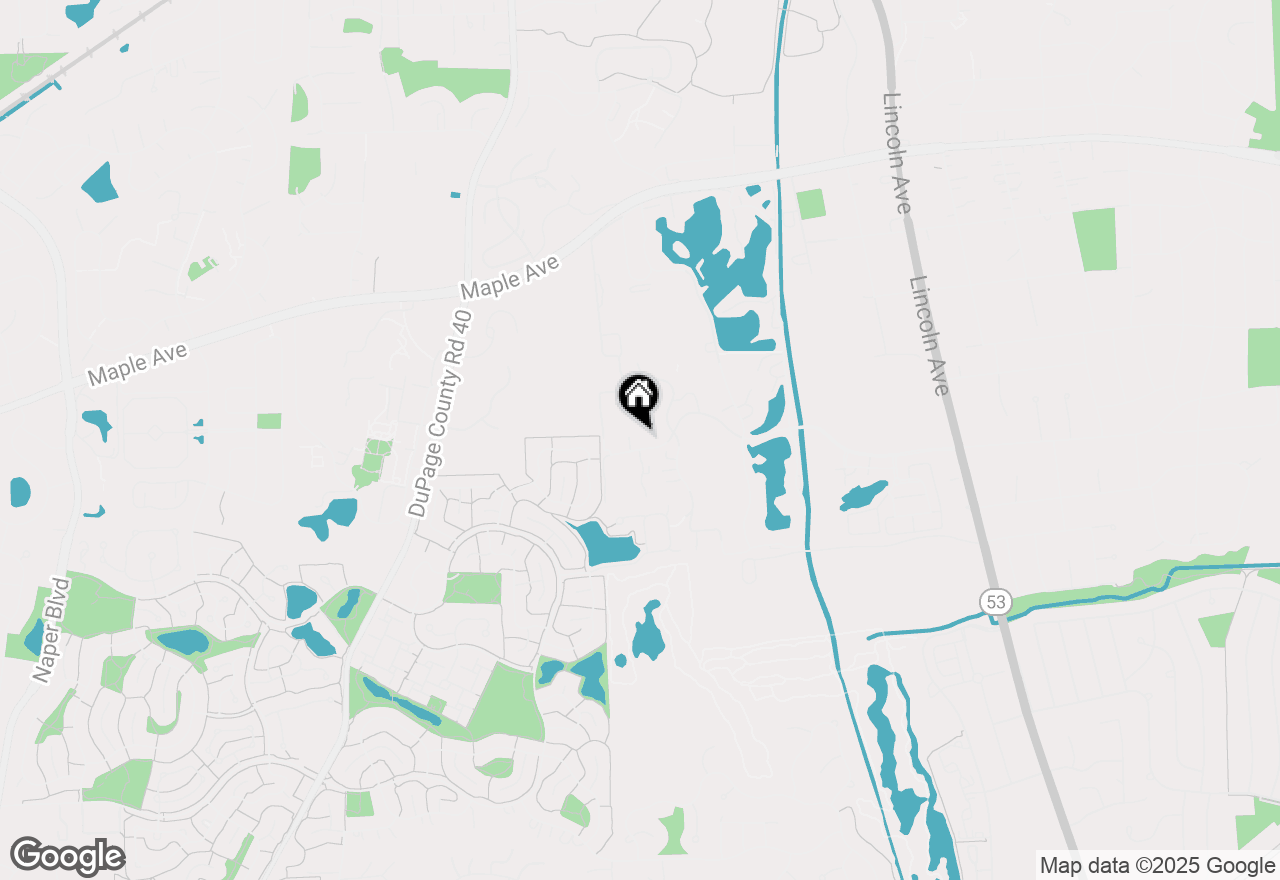 Map of 1811 Four Lakes Avenue #1H, Lisle, IL 60532