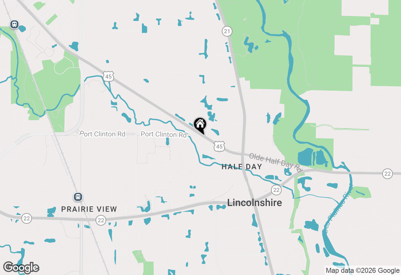 Map of 1189 Caroline Court, Vernon Hills, IL 60061
