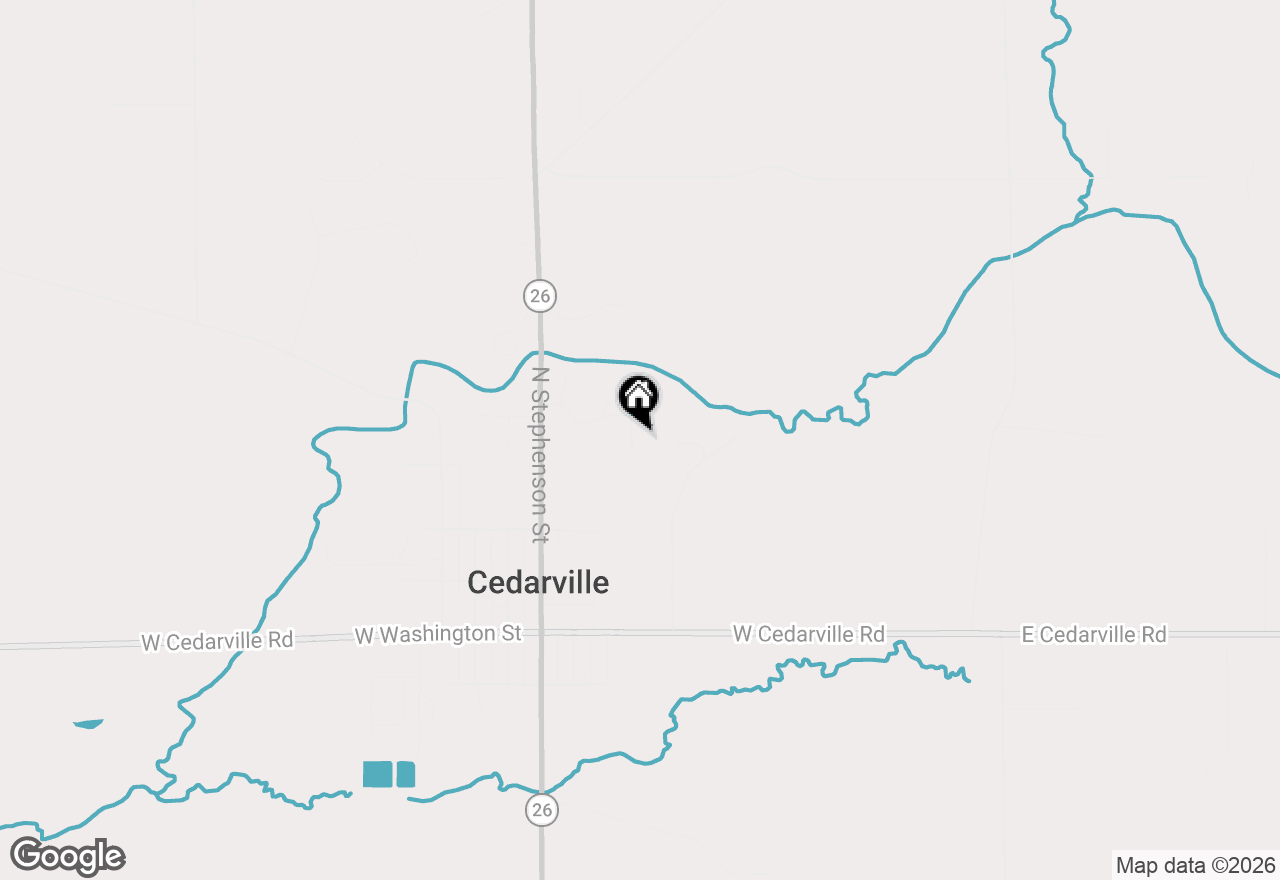 Map of 527 Timber Hills Drive, Freeport, IL 61032