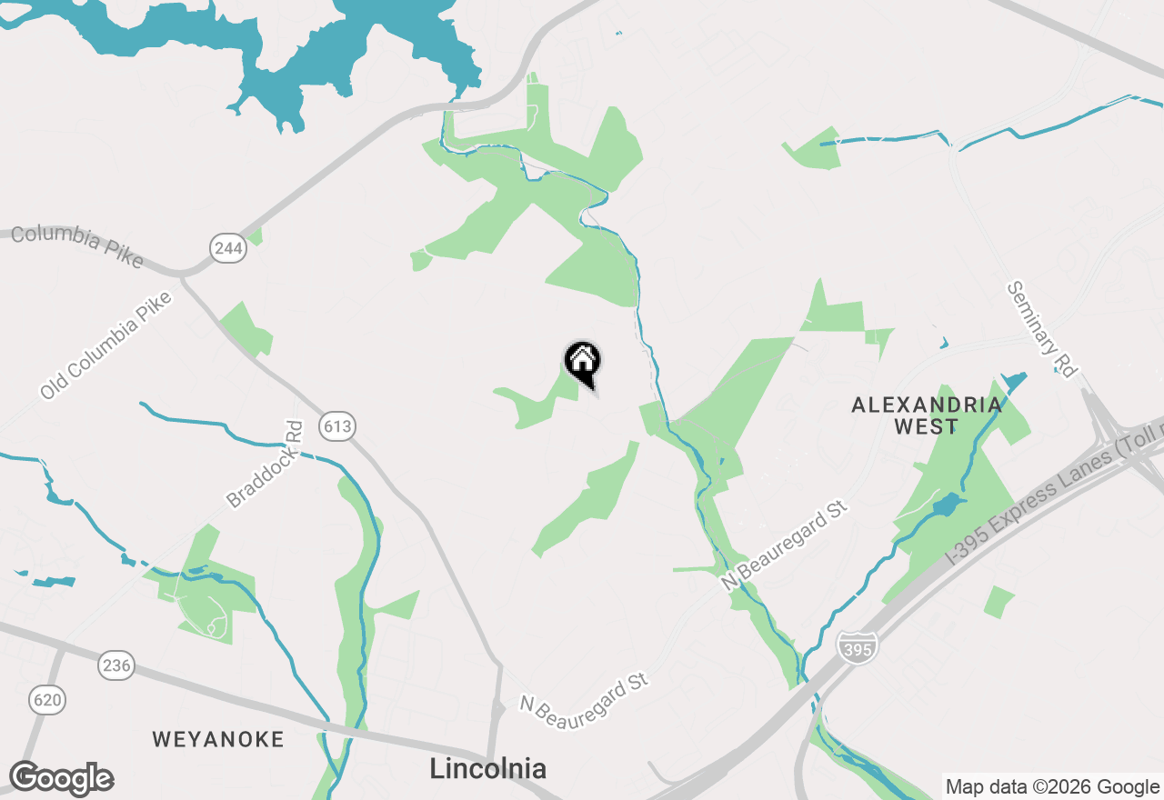 Map of 4206 Vicki Court, Alexandria, VA 22312