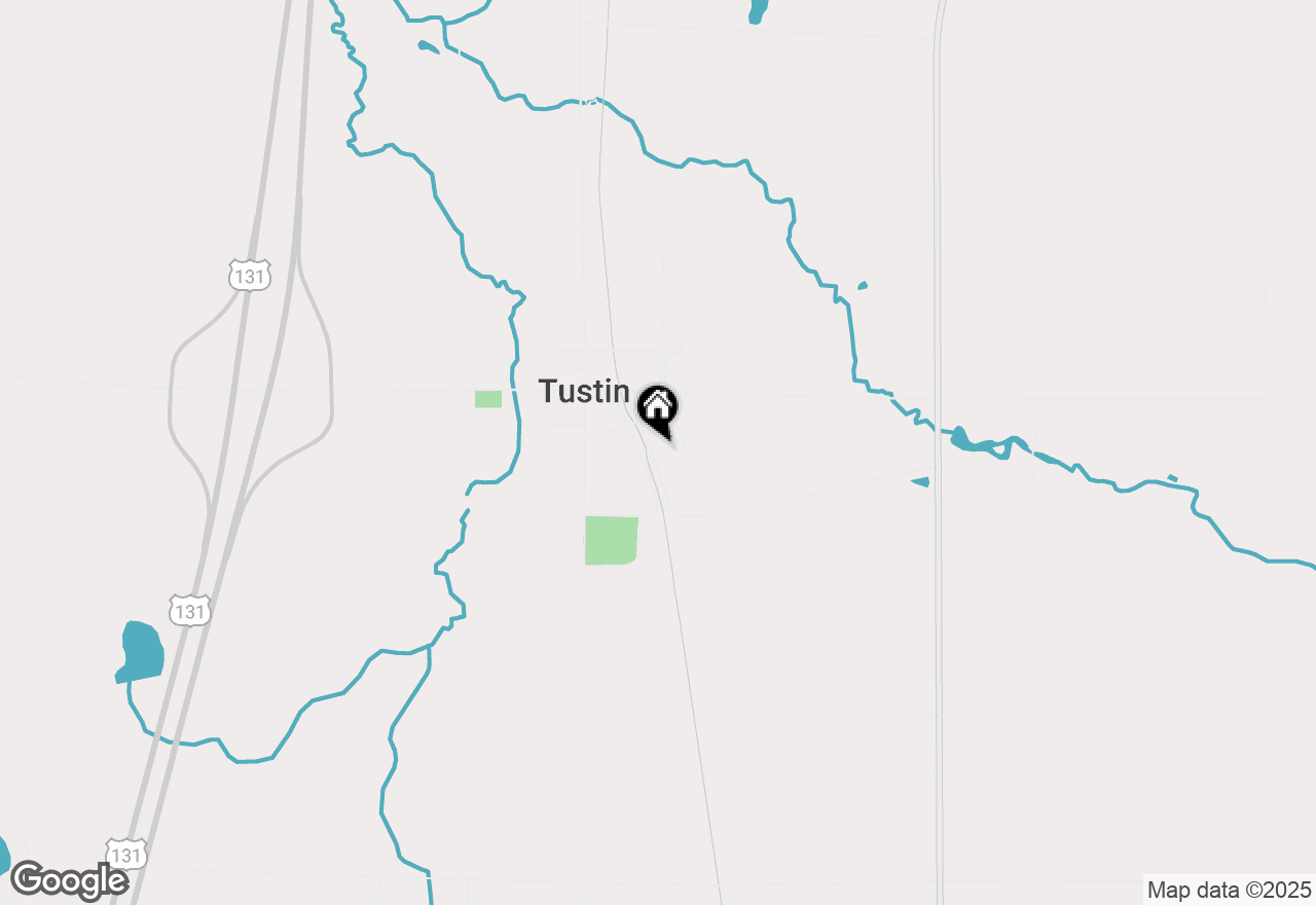 Map of 213 Cass Street, Tustin, MI 49688