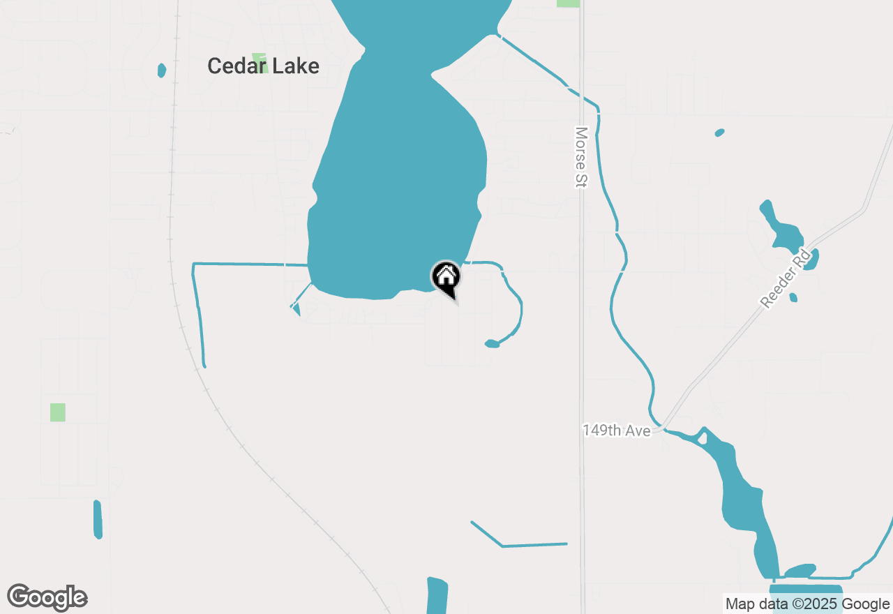 Map of 14609 Dewey Street, Cedar Lake, IN 46303