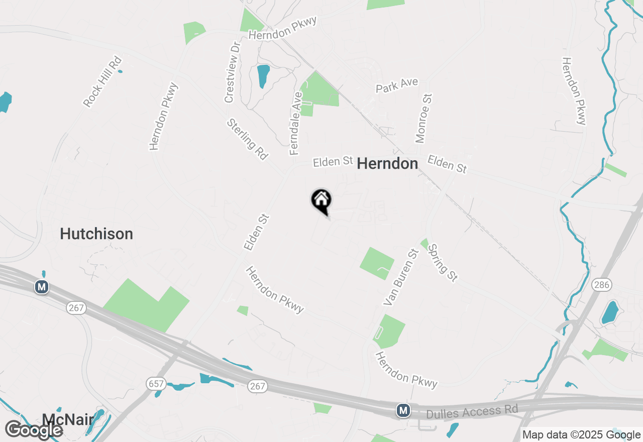 Map of 529 Florida Avenue #T1, Herndon, VA 20170
