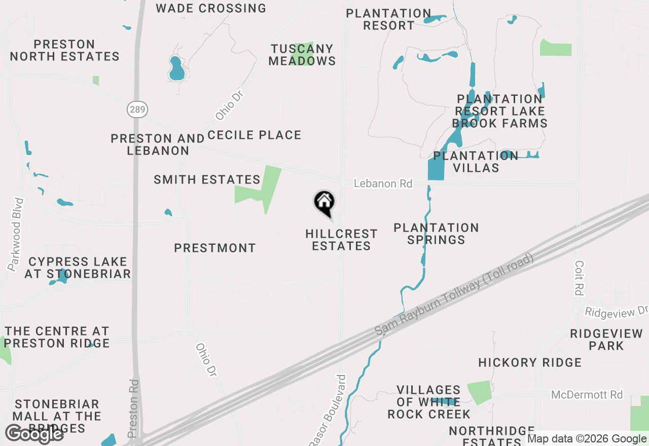 Map of 10401 Forrest Drive, Frisco, TX 75035