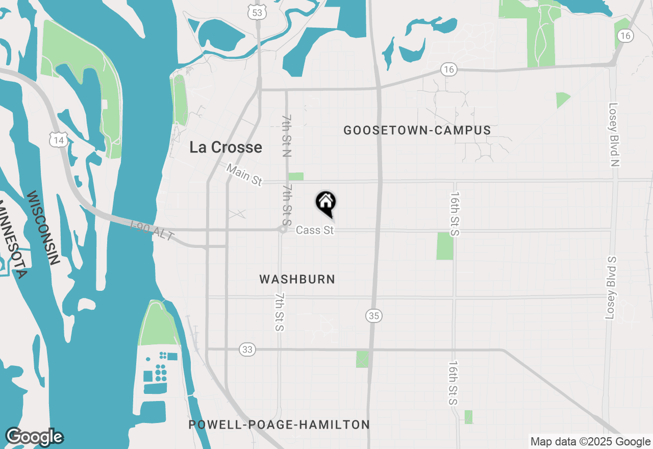 Map of 233 9th St S #235, La Crosse, WI 54601