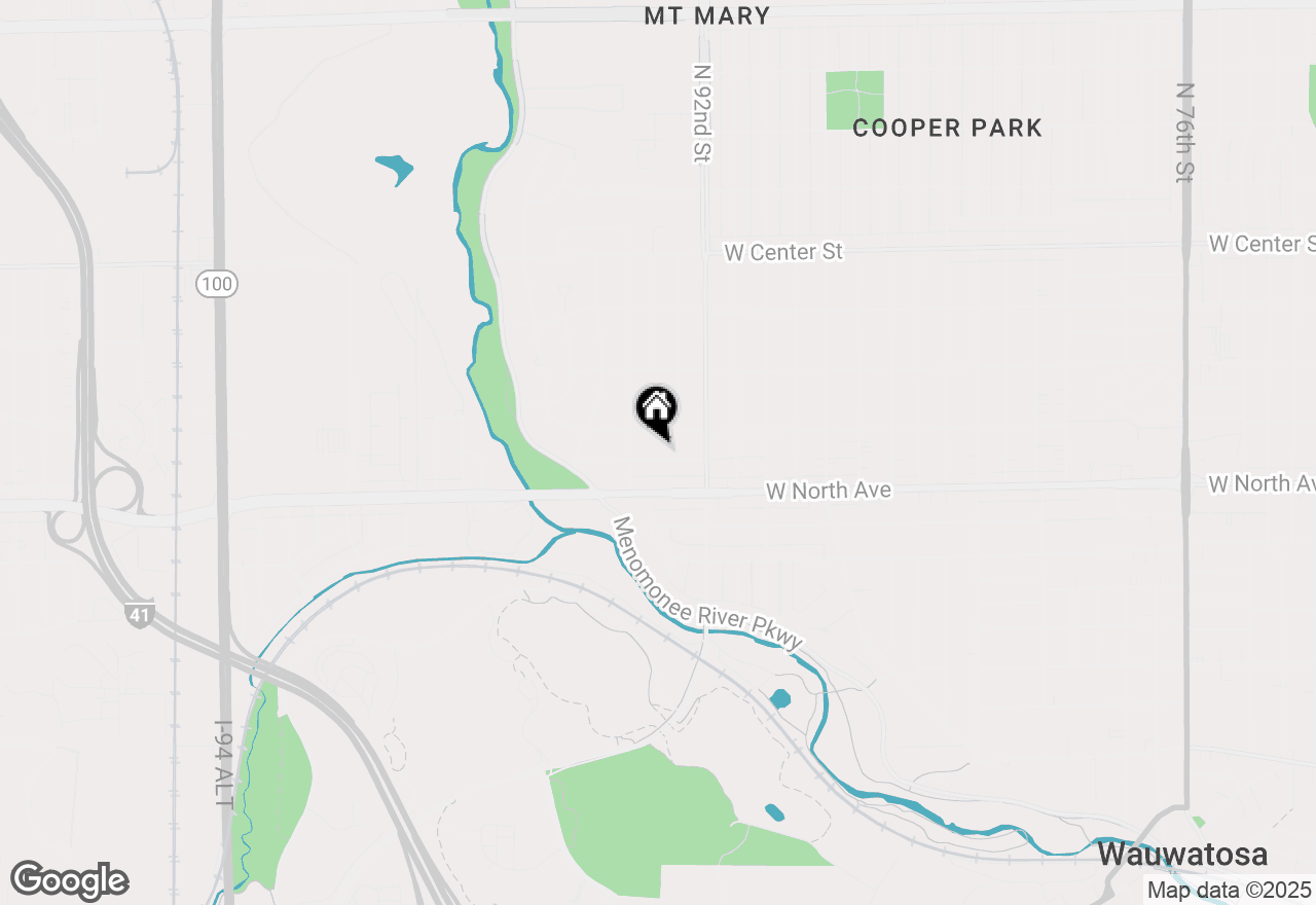 Map of 9326 Beverly Pl, Wauwatosa, WI 53226