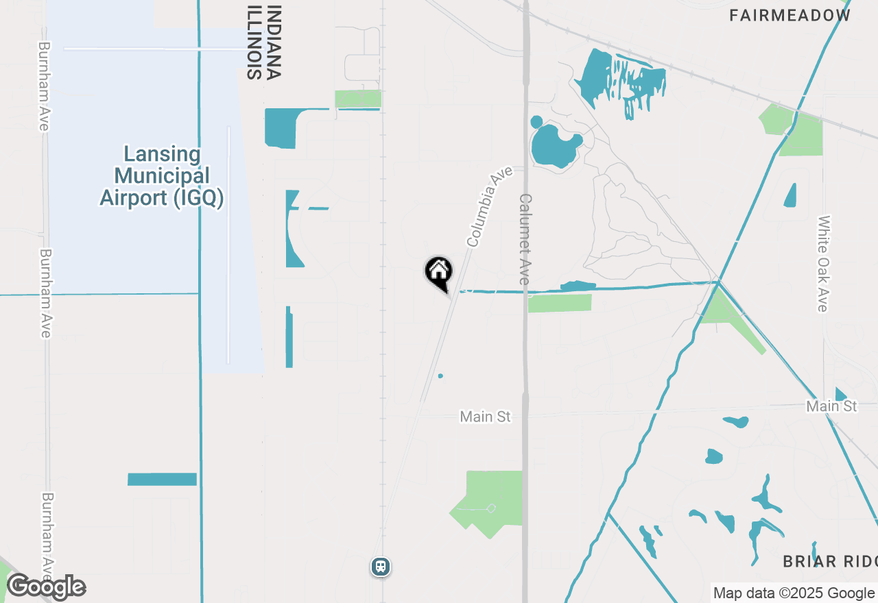 Map of 10205 Andrew Lane, Munster, IN 46321