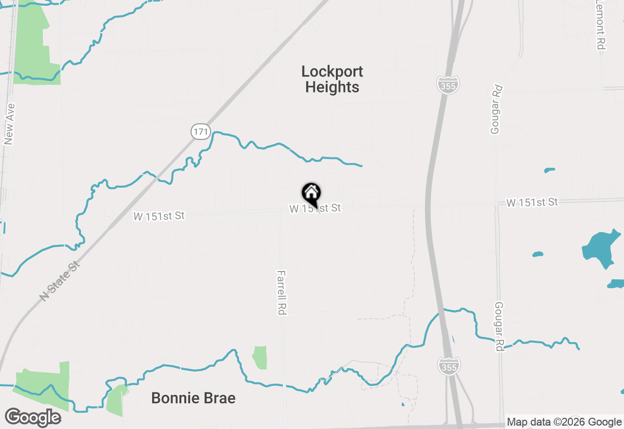 Map of 16656 W Huntington Drive, Lockport, IL 60441