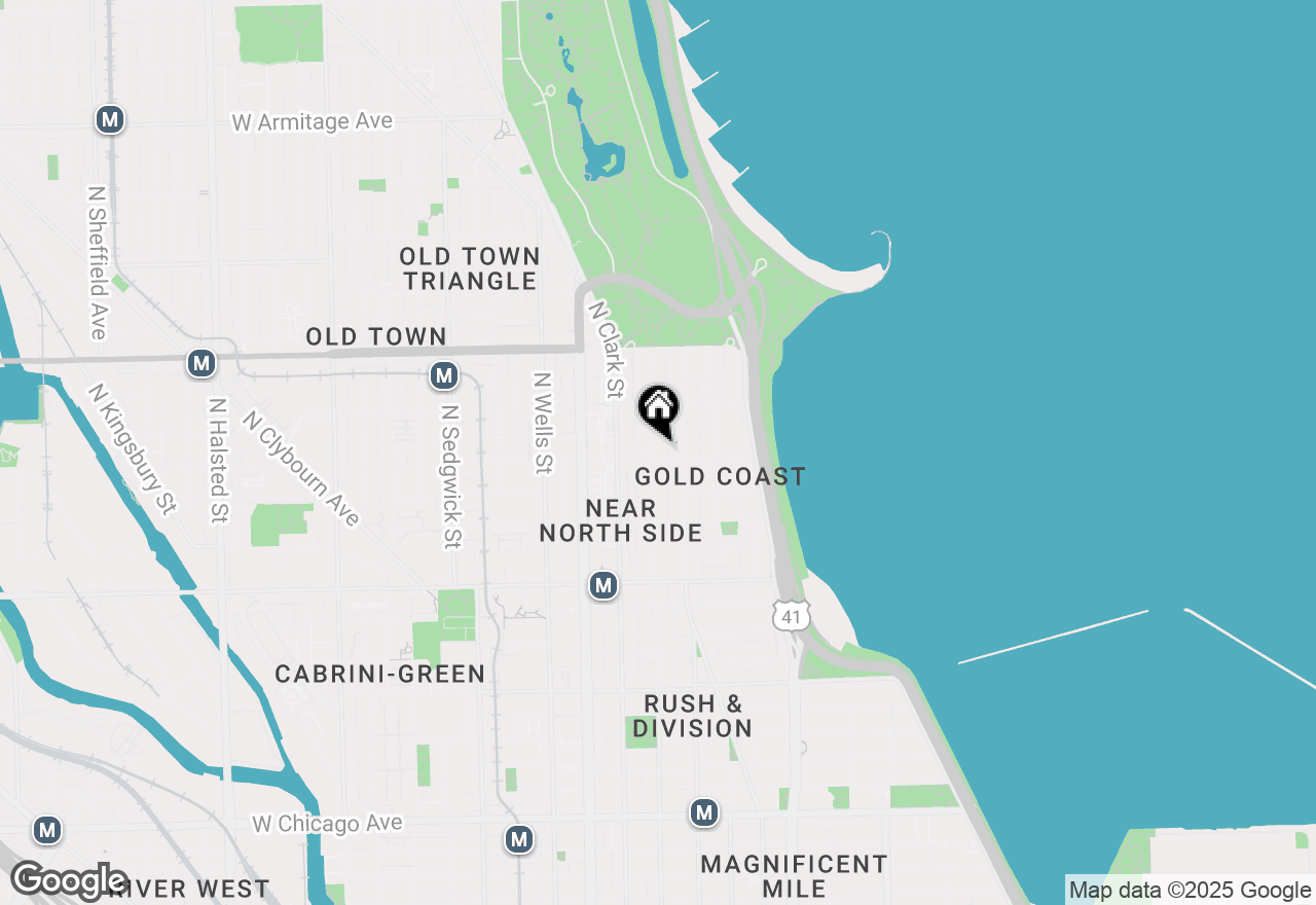 Map of 1405 N Dearborn Street, Chicago, IL 60610