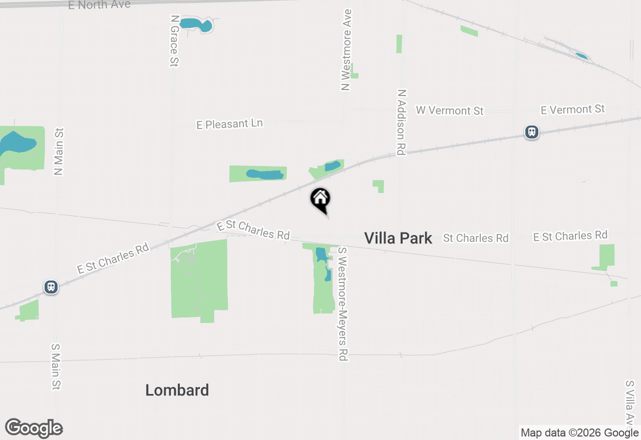 Map of 29 N Ahrens Avenue, Lombard, IL 60148