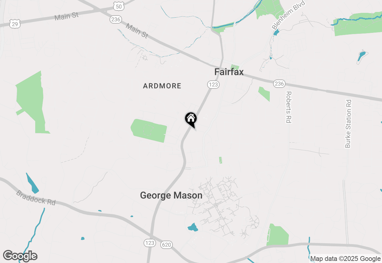 Map of 10496 Courtney Drive, Fairfax, VA 22030