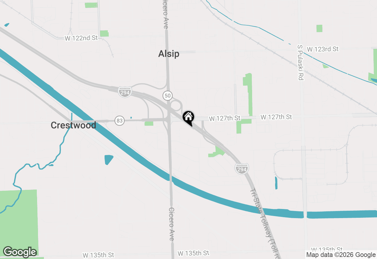Map of 4605 W Spencer Lane, Alsip, IL 60803