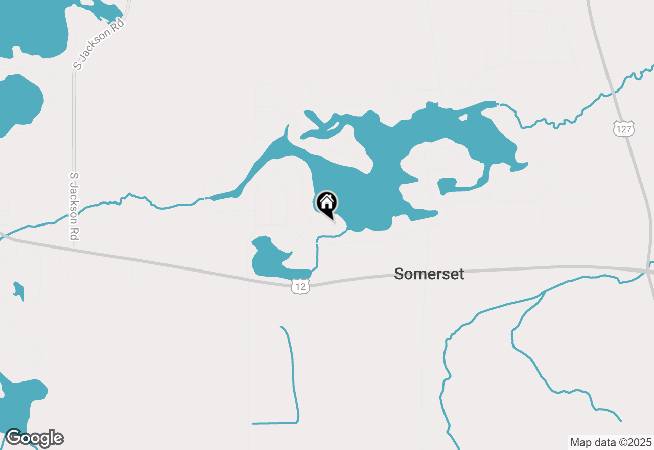 Map of 10883 Emerald Ct, Somerset, MI 49281
