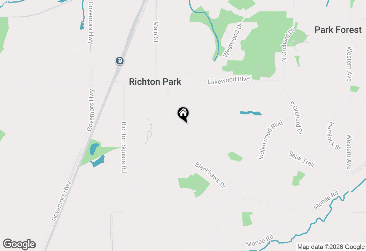 Map of 333 Miami Street, Park Forest, IL 60466