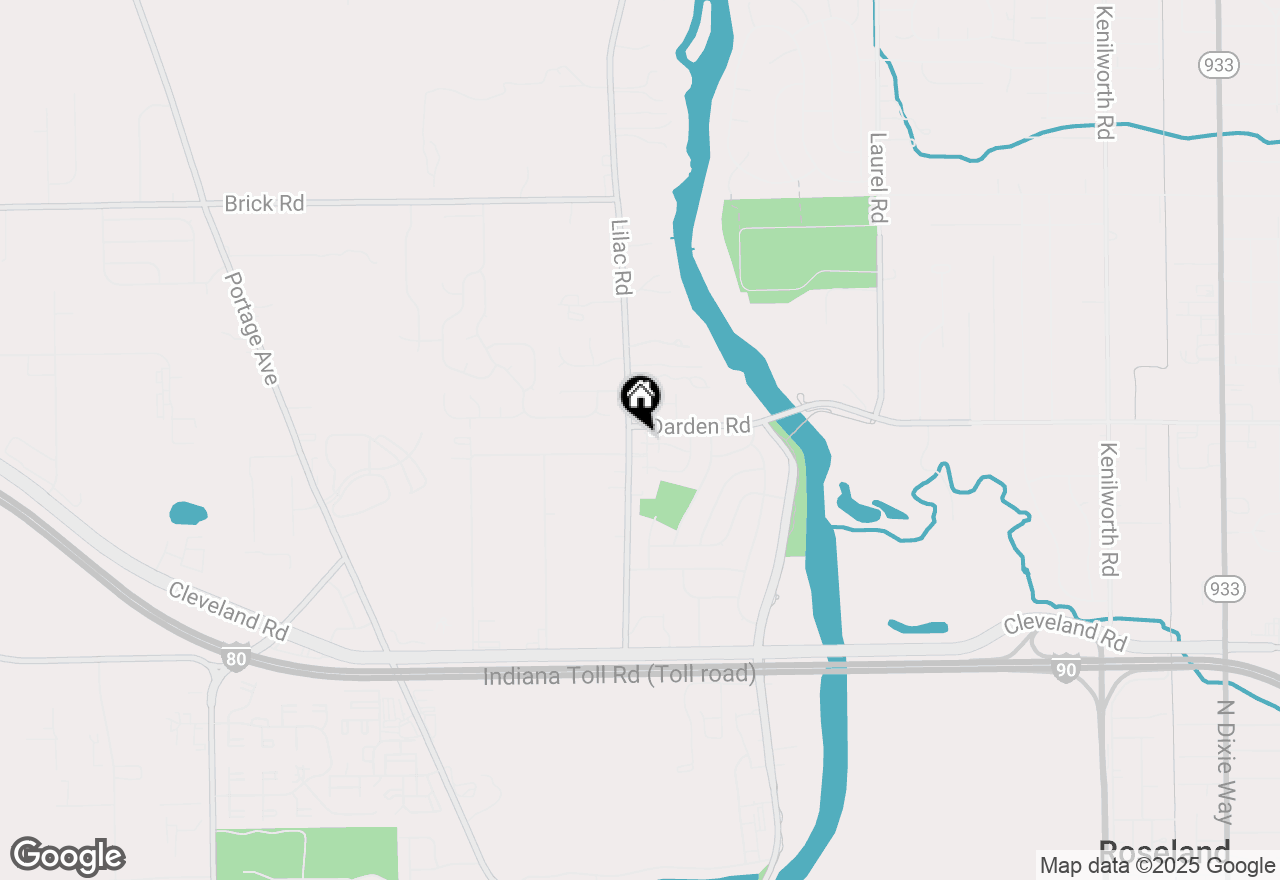 Map of 3859 Sandpiper Cove Run, South Bend, IN 46628