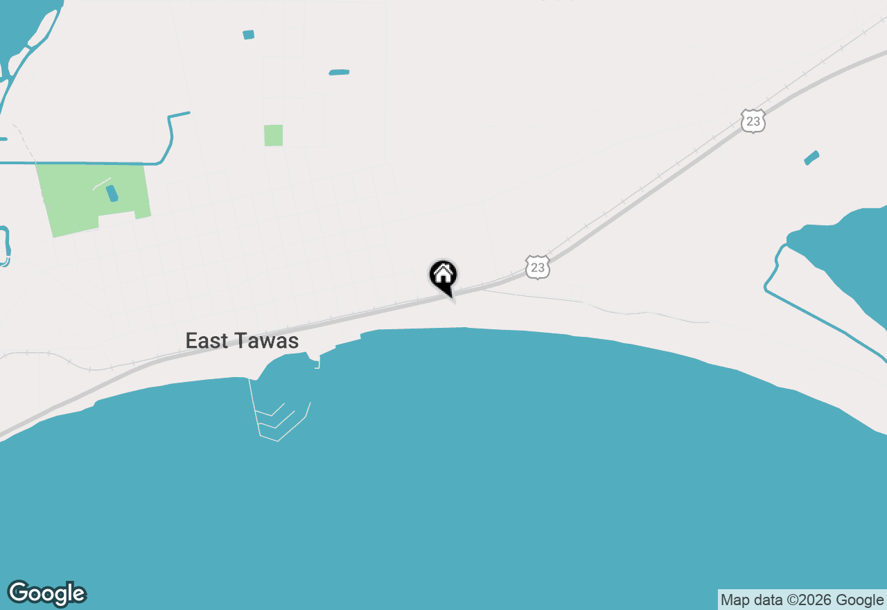 Map of 1100 E Bay Street, East Tawas, MI 48730
