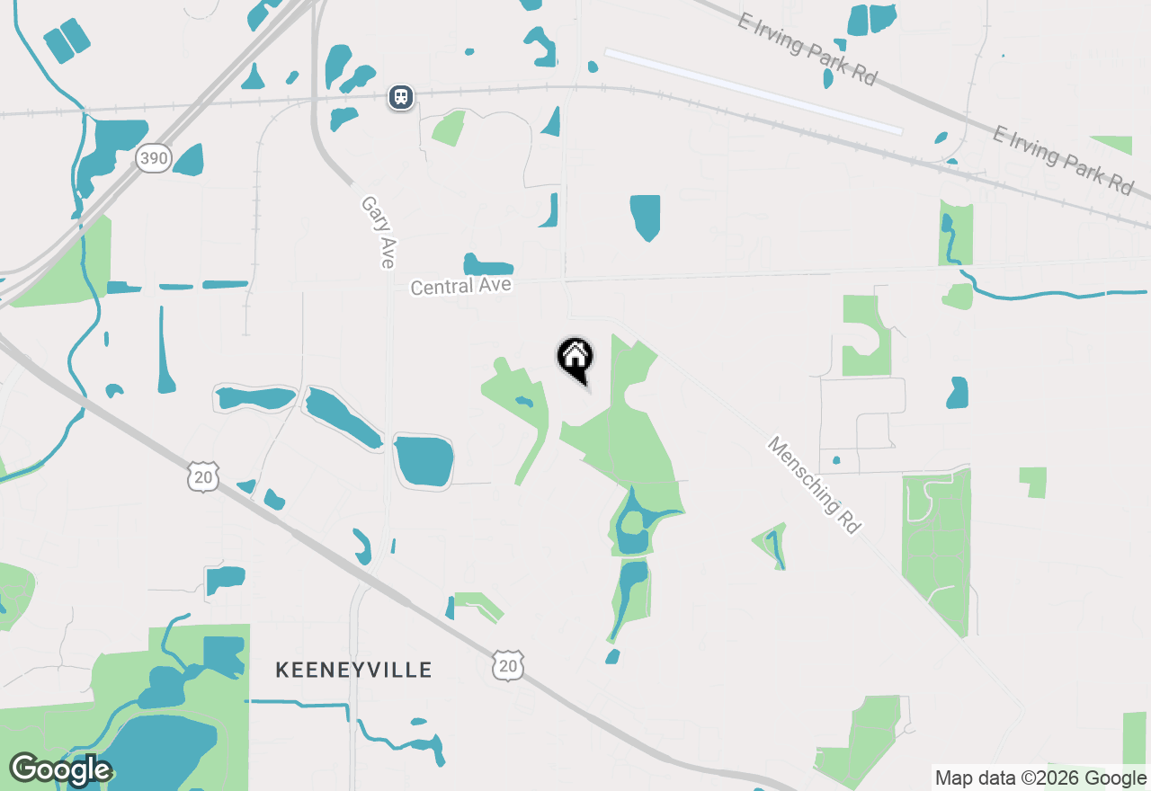 Map of 230 Ashley Court, Roselle, IL 60172