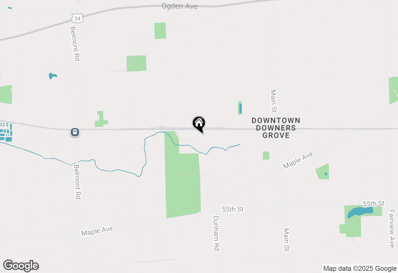 Map of 1436 Gilbert Avenue, Downers Grove, IL 60515