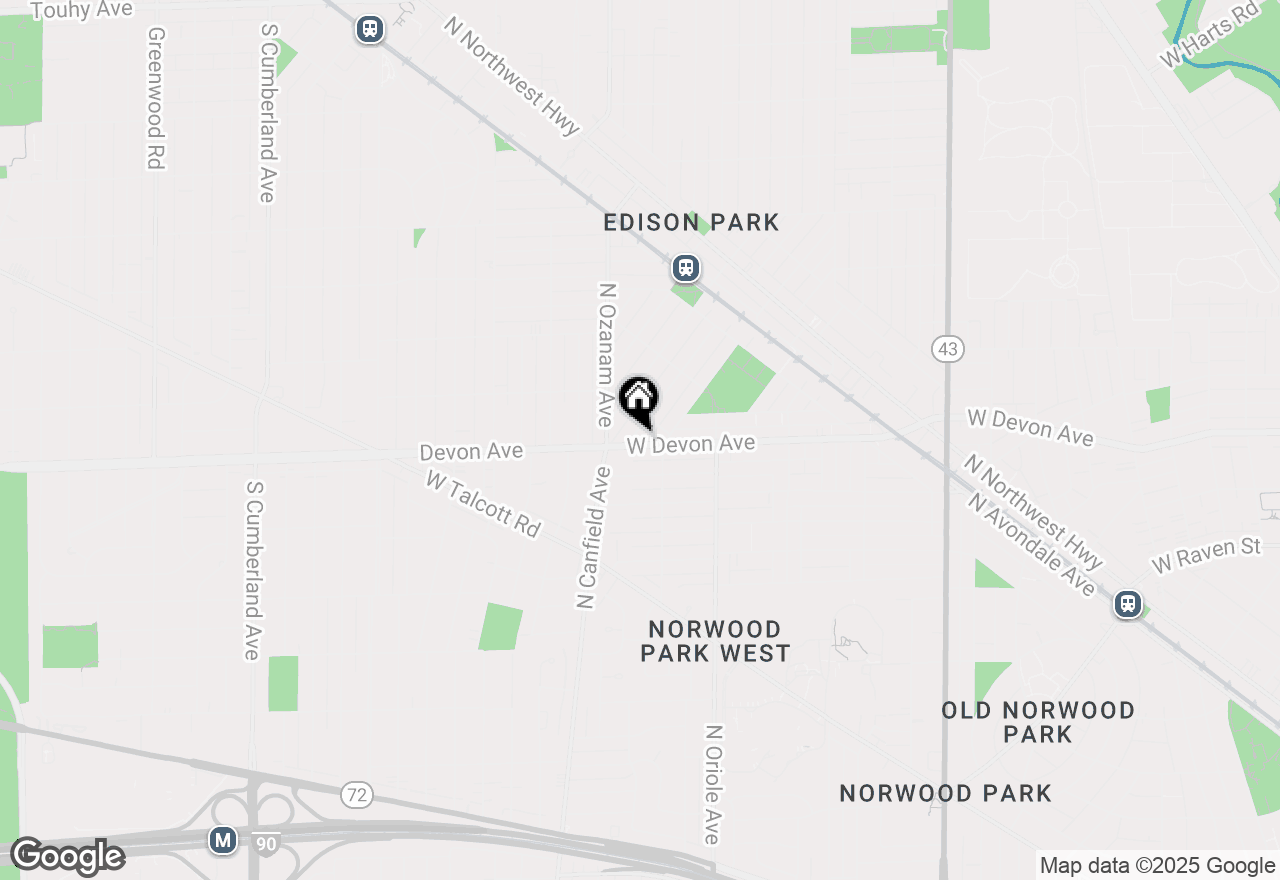 Map of 6417 N Oxford Avenue, Chicago, IL 60631