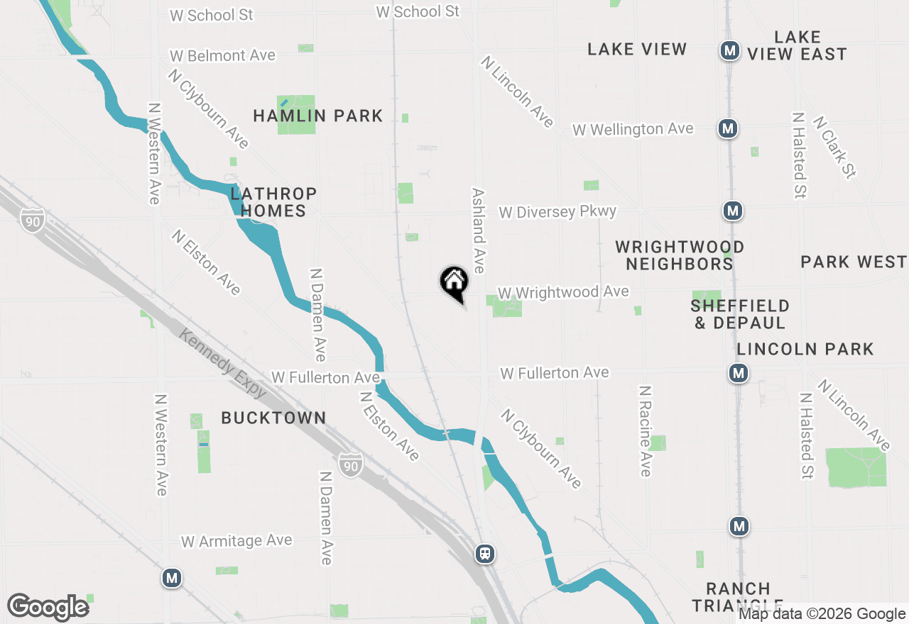 Map of 2532 N Marshfield Avenue, Chicago, IL 60614