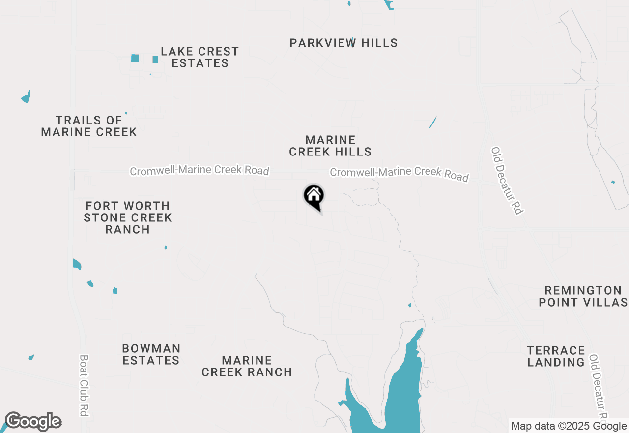 Map of 6159 Allatoona Road, Fort Worth, TX 76179