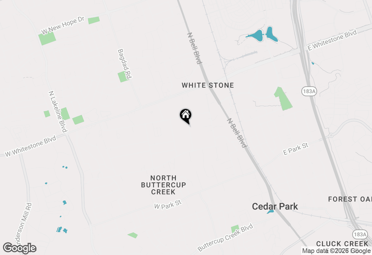 Map of 701 Baron Ln, Cedar Park, TX 78613