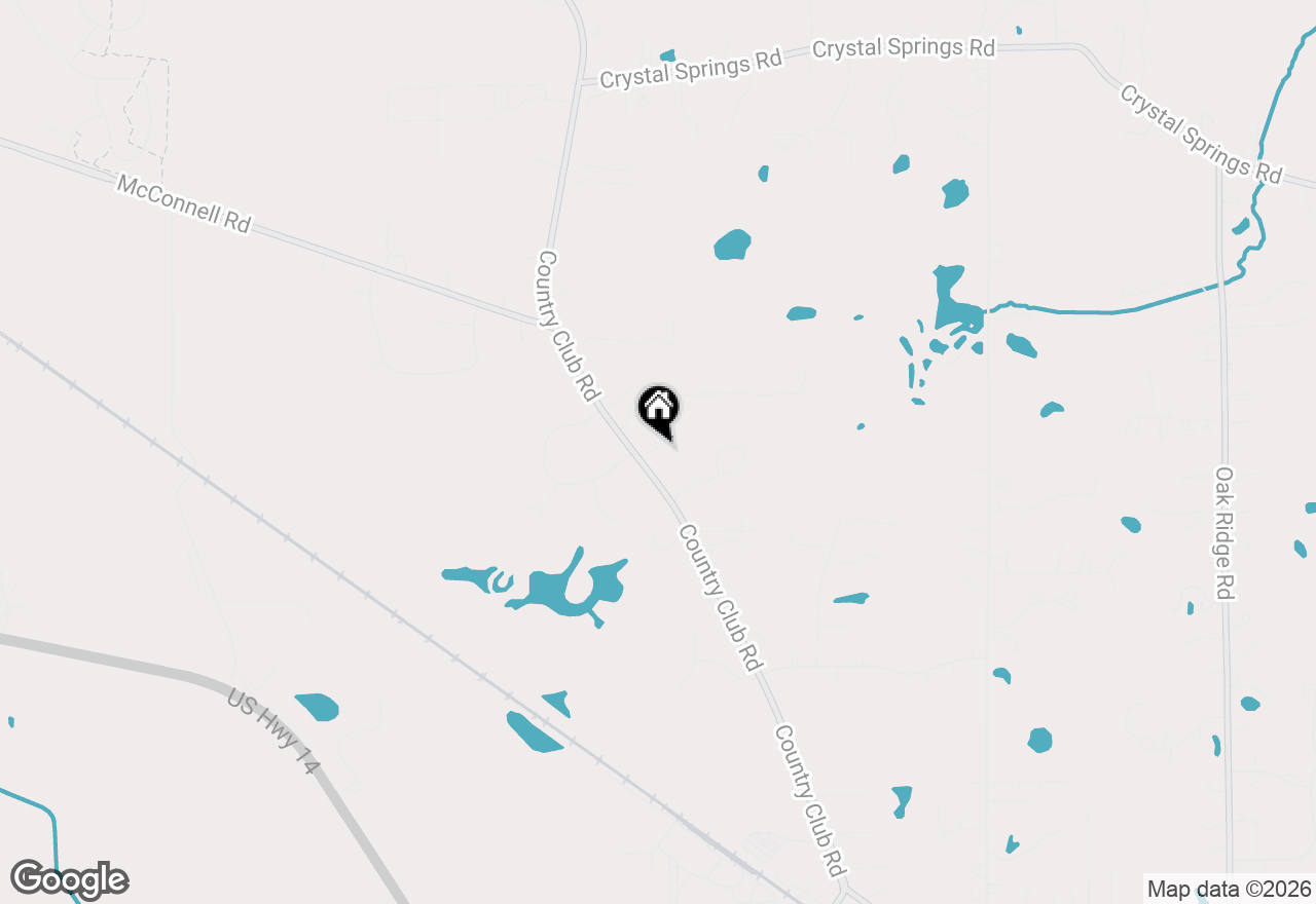 Map of 3208 S Country Club Road, Woodstock, IL 60098