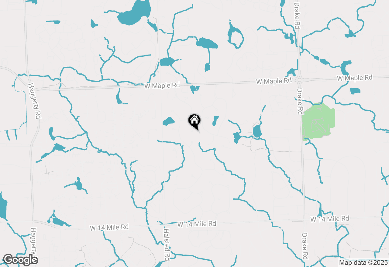 Map of 6815 Charing Crossing, West Bloomfield, MI 48322