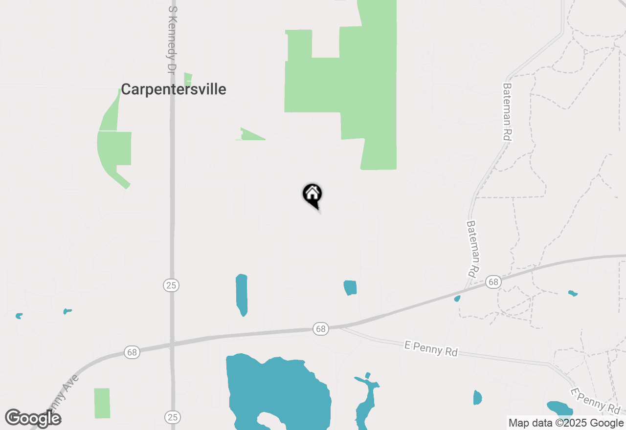 Map of 1646 Marlboro Circle, Carpentersville, IL 60110