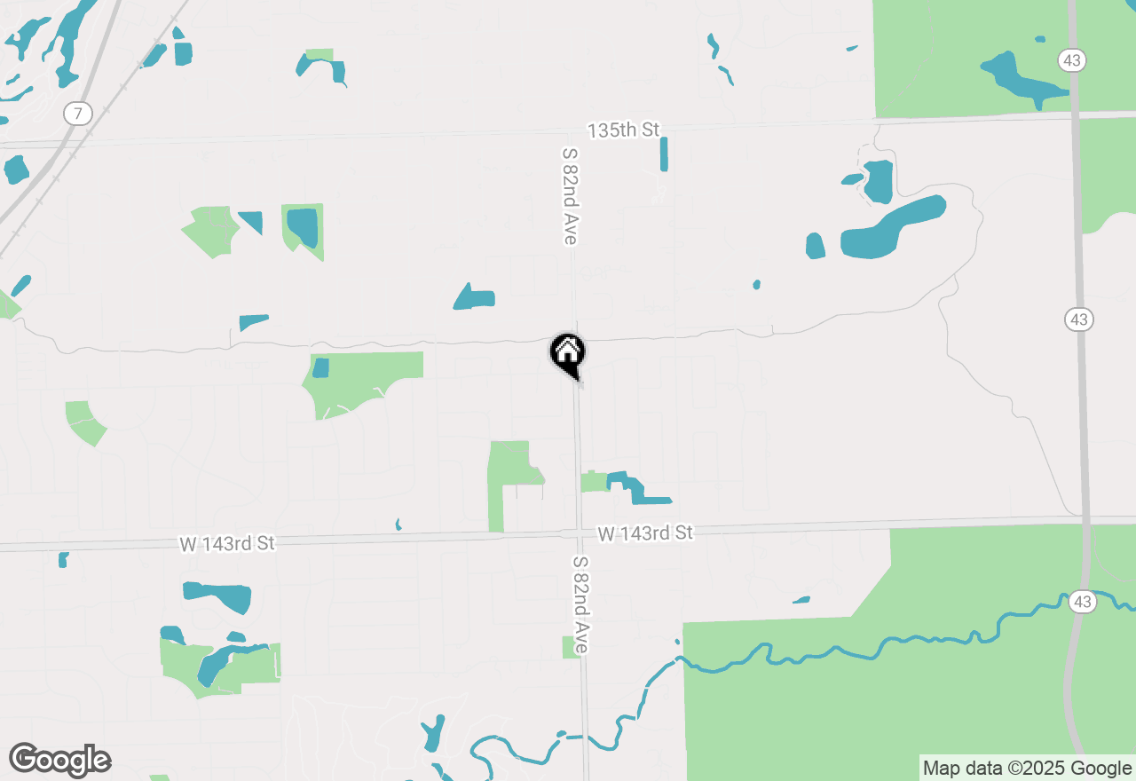 Map of 14023 Chelsea Drive, Orland Park, IL 60462