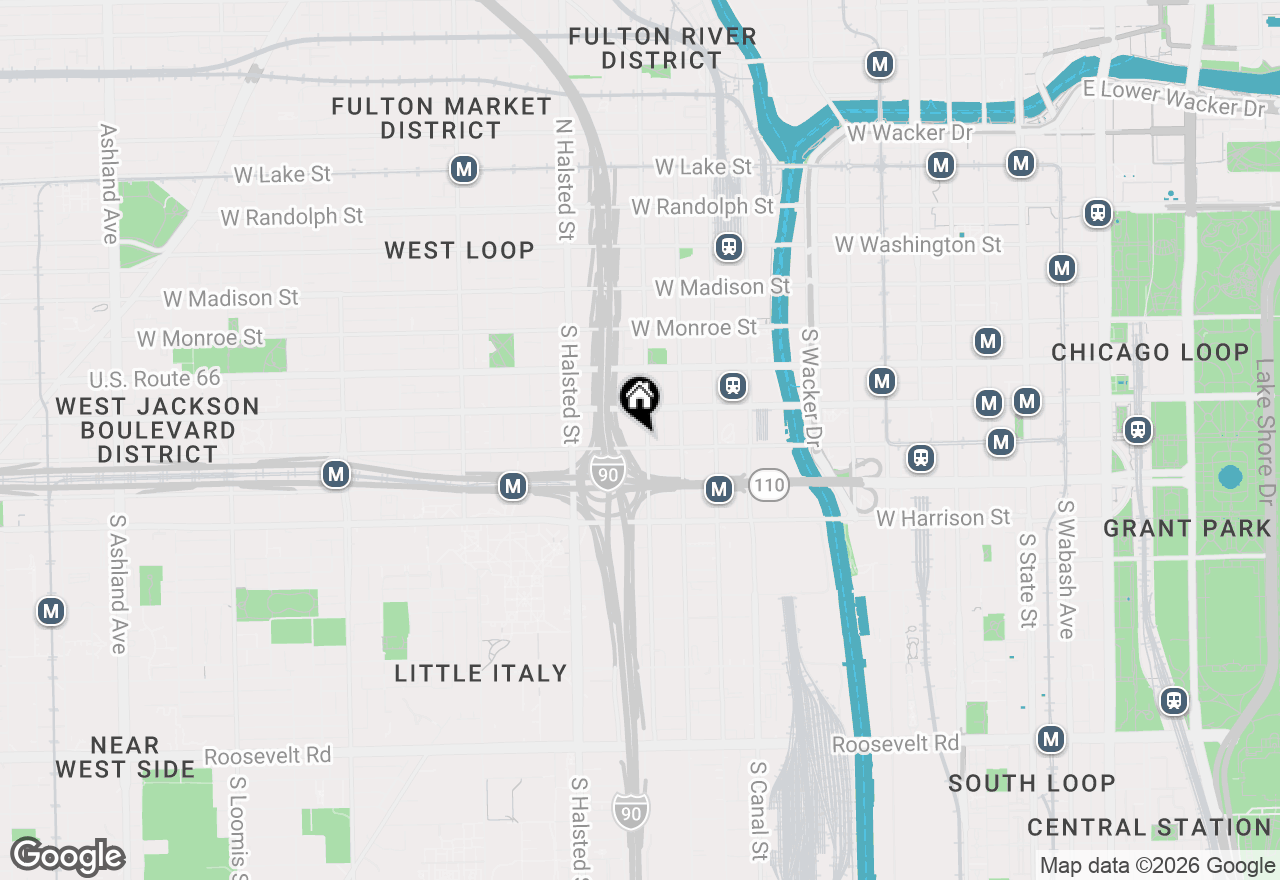 Map of 700 W Van Buren Street #602, Chicago, IL 60607