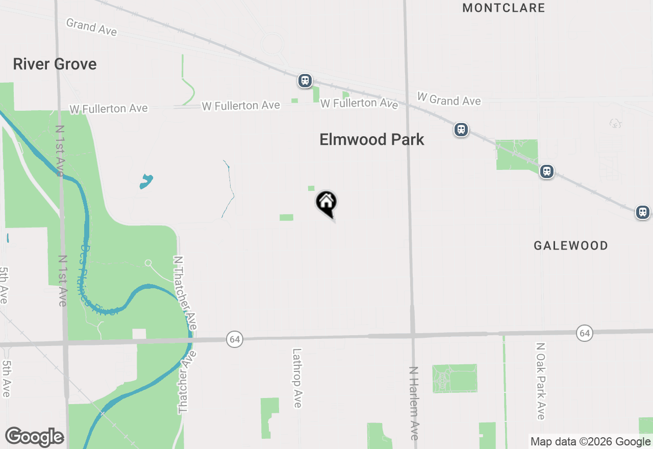 Map of 1941 N 75th Avenue, Elmwood Park, IL 60707