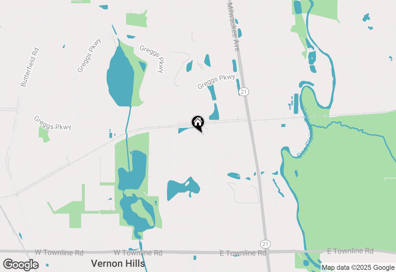 Map of 436 Pine Lake Circle, Vernon Hills, IL 60061