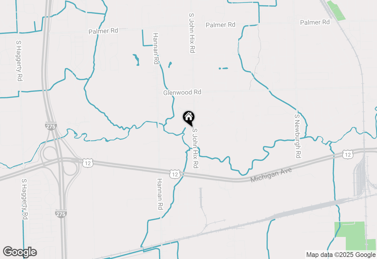 Map of 3352 Rivers Edge Drive, Wayne, MI 48184