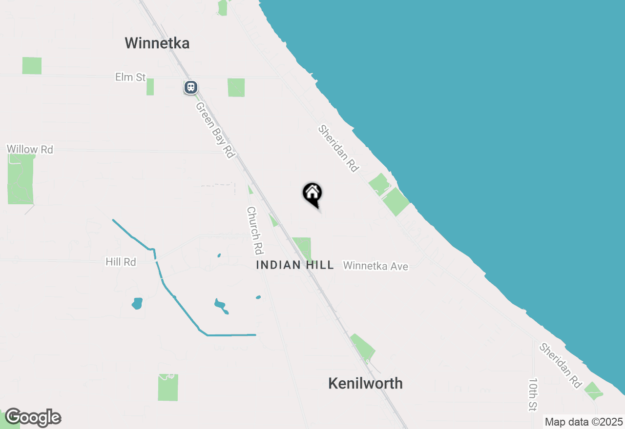 Map of 465 Sunset Road, Winnetka, IL 60093