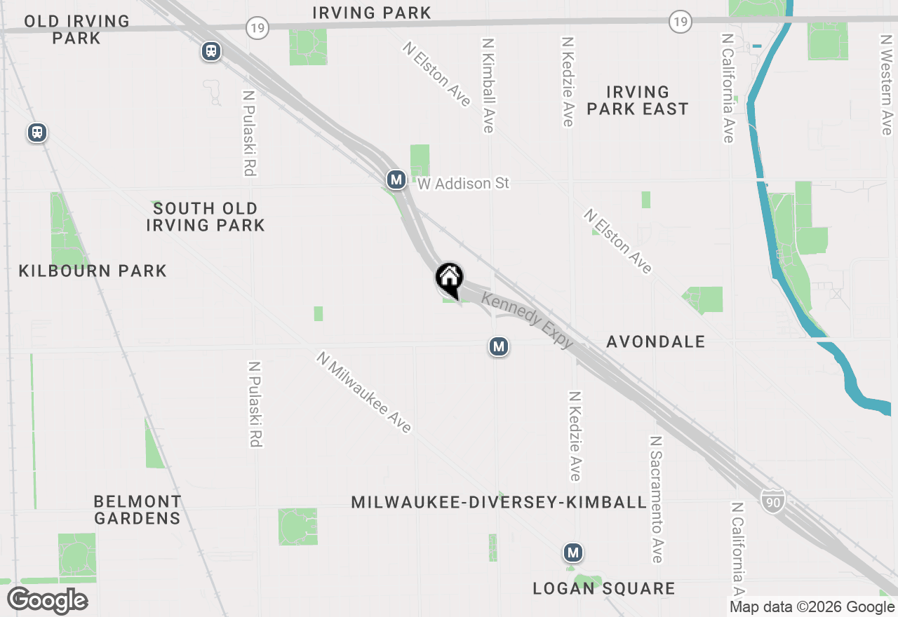 Map of 3515 W School Street, Chicago, IL 60618