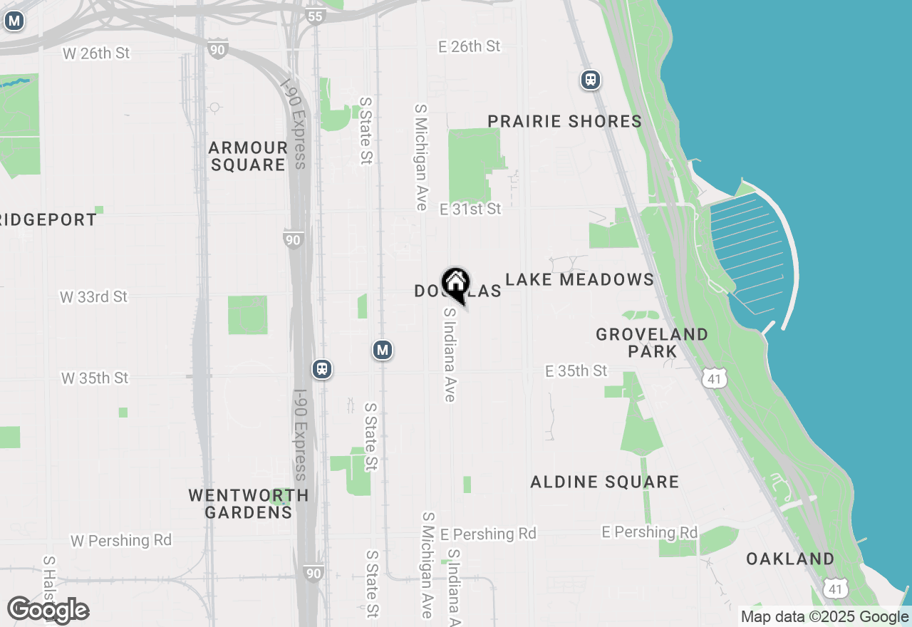 Map of 3333 S Indiana Avenue, Chicago, IL 60616