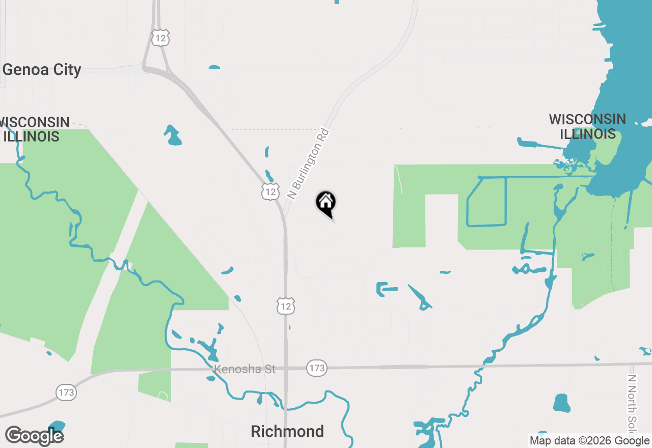 Map of 11204 Thrush Creek Drive, Richmond, IL 60071