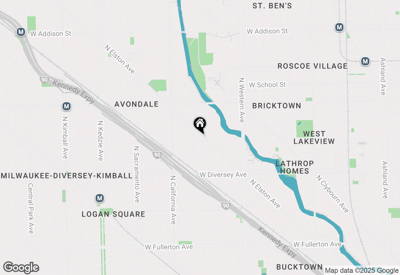 Map of 2622 W Wellington Avenue, Chicago, IL 60618