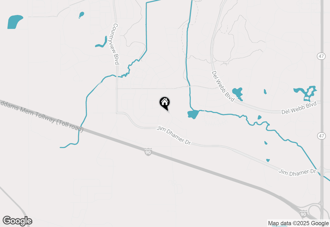 Map of 13322 Arboretum Lane, Huntley, IL 60142