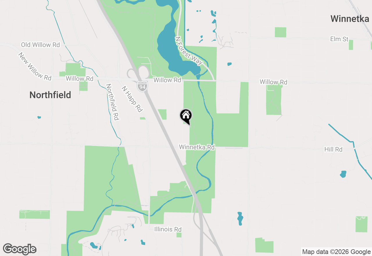 Map of 175 Lagoon Drive, Northfield, IL 60093