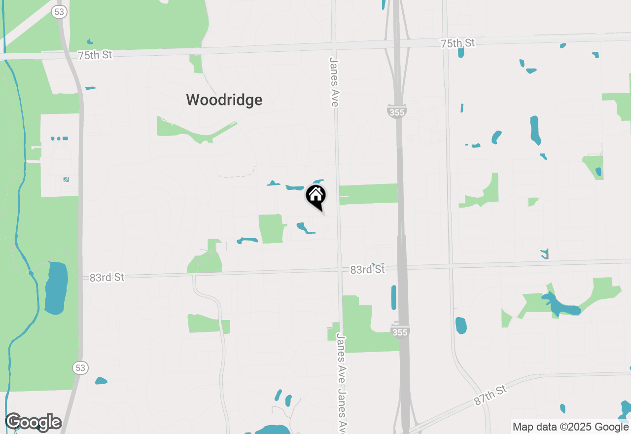 Map of 2457 Spring Street #3605, Woodridge, IL 60517