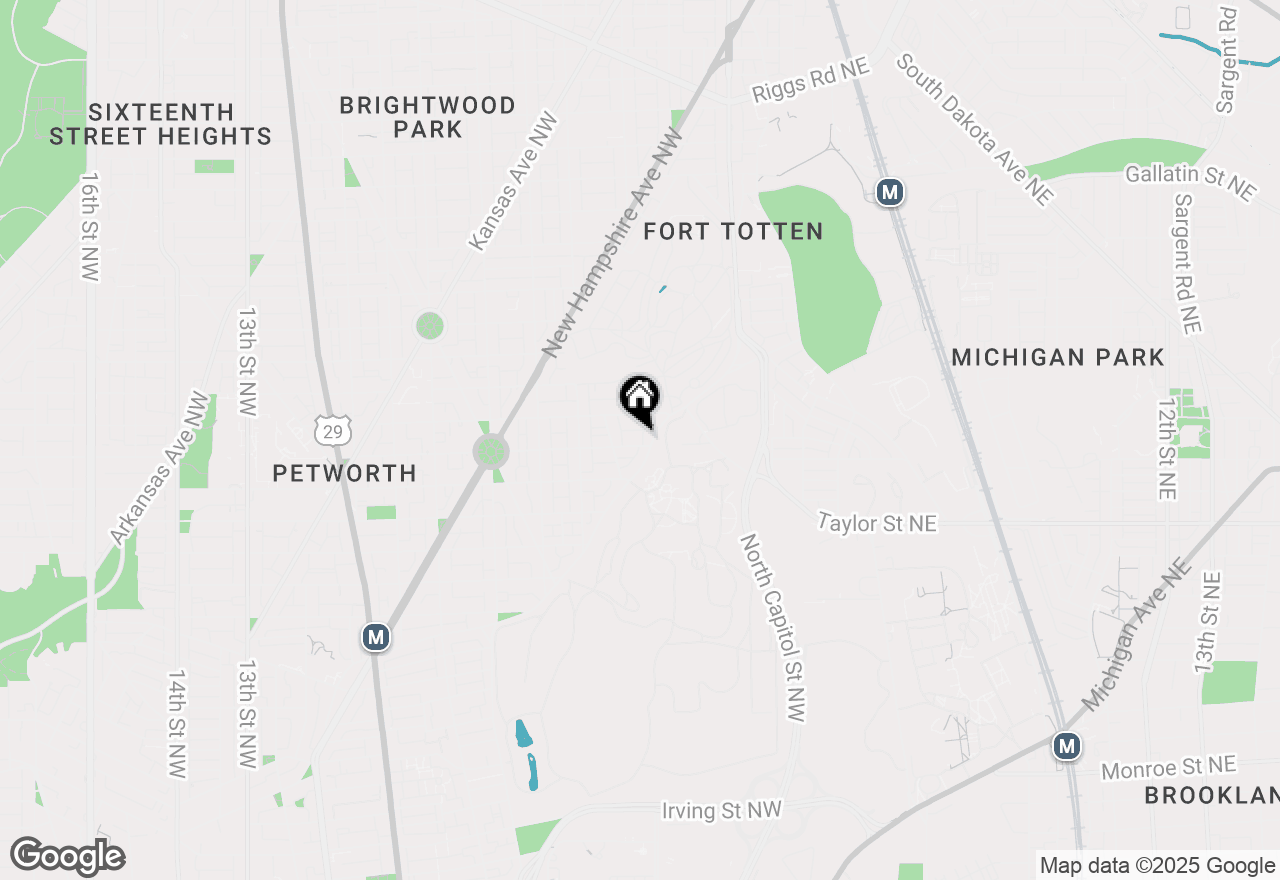 Map of 111 Varnum Street Nw #3, Washington, DC 20011