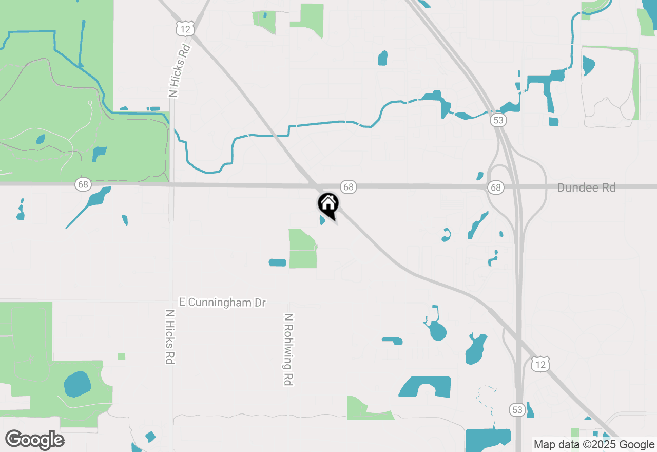 Map of 1529 N Winslowe Drive, Palatine, IL 60074