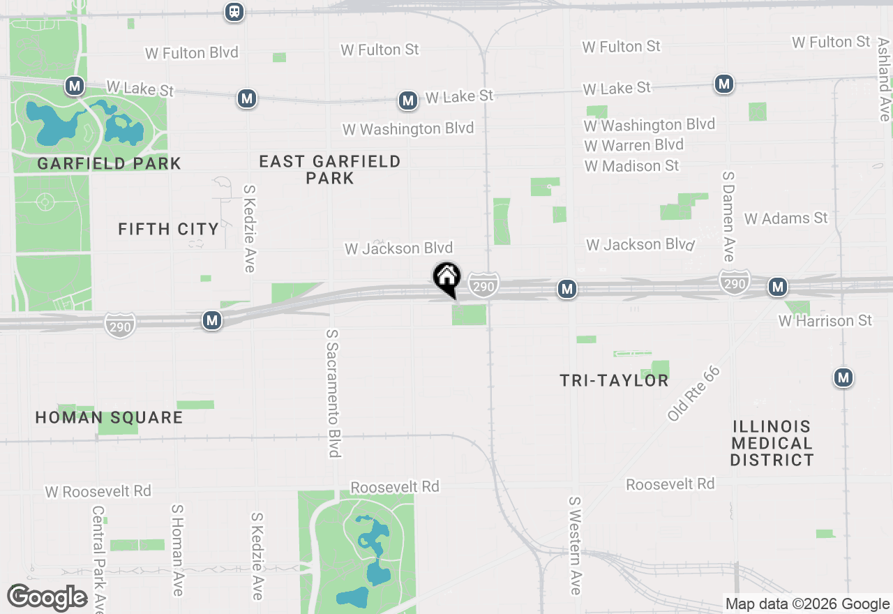 Map of 2705 W Congress Parkway, Chicago, IL 60612