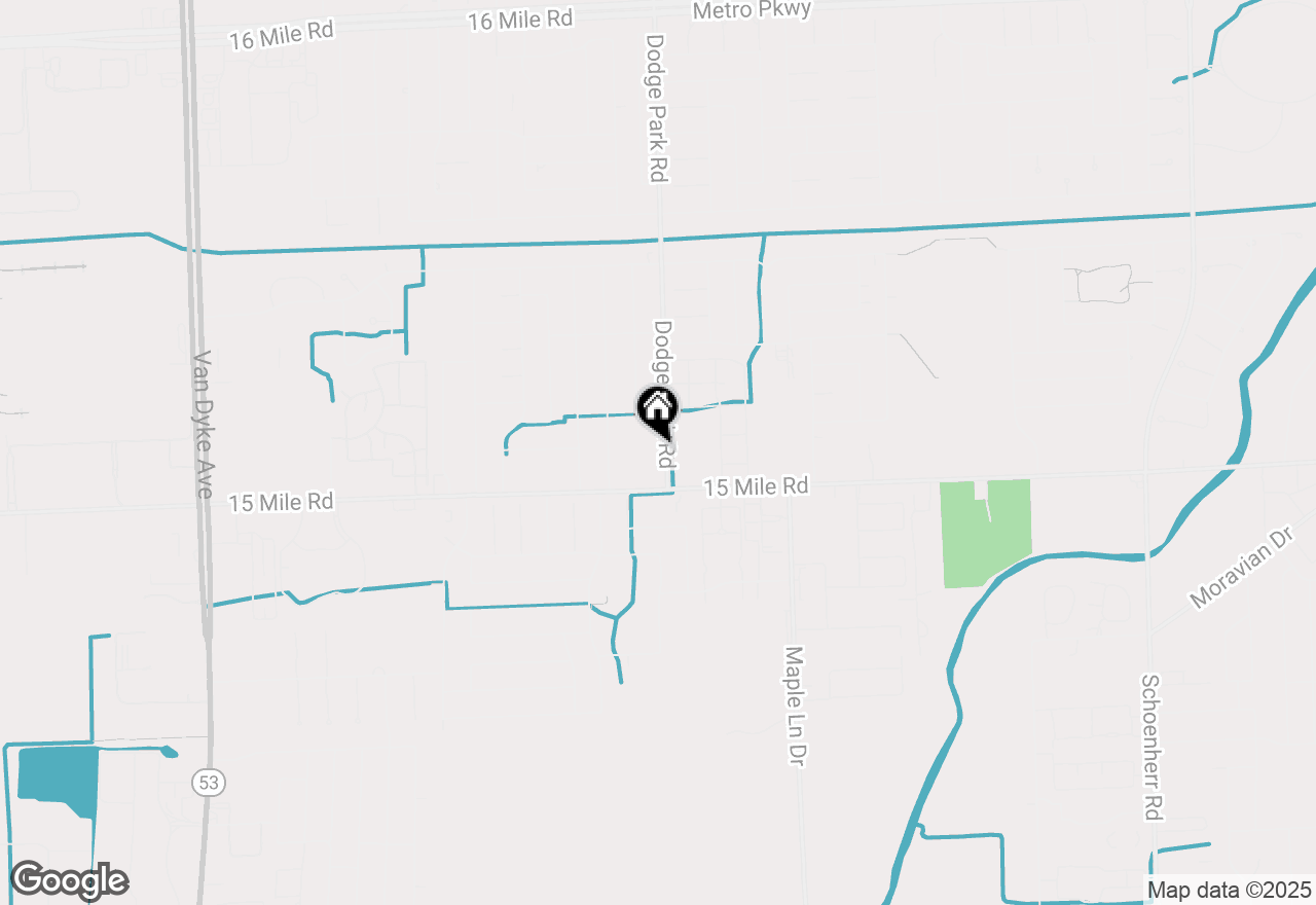 Map of 35147 Dodge Park Road, Sterling Heights, MI 48312