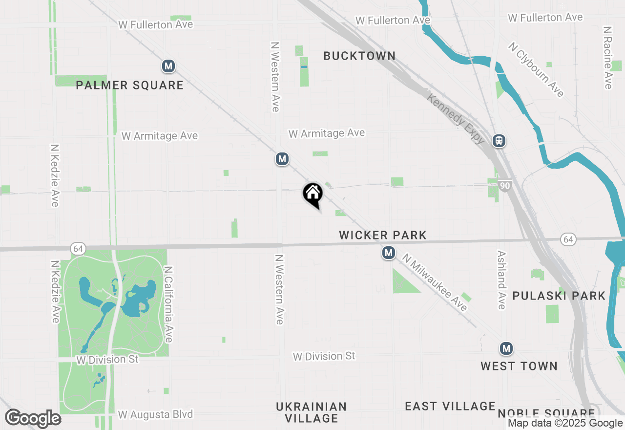 Map of 2259 W Wabansia Avenue #410, Chicago, IL 60647