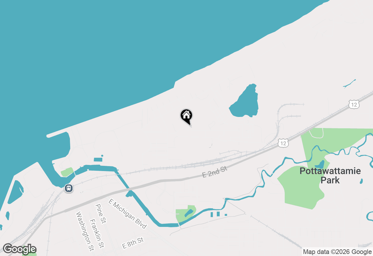 Map of 106 Lake Hills Road, Michigan City, IN 46360